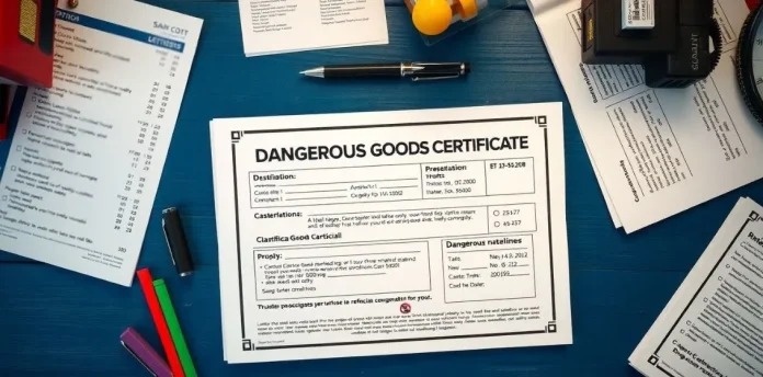 Dangerous Goods Certificate