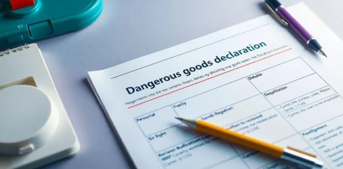 Dangerous Goods Declaration
