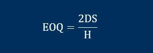 Rumus EOQ