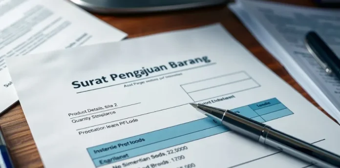 Surat Pengajuan Barang